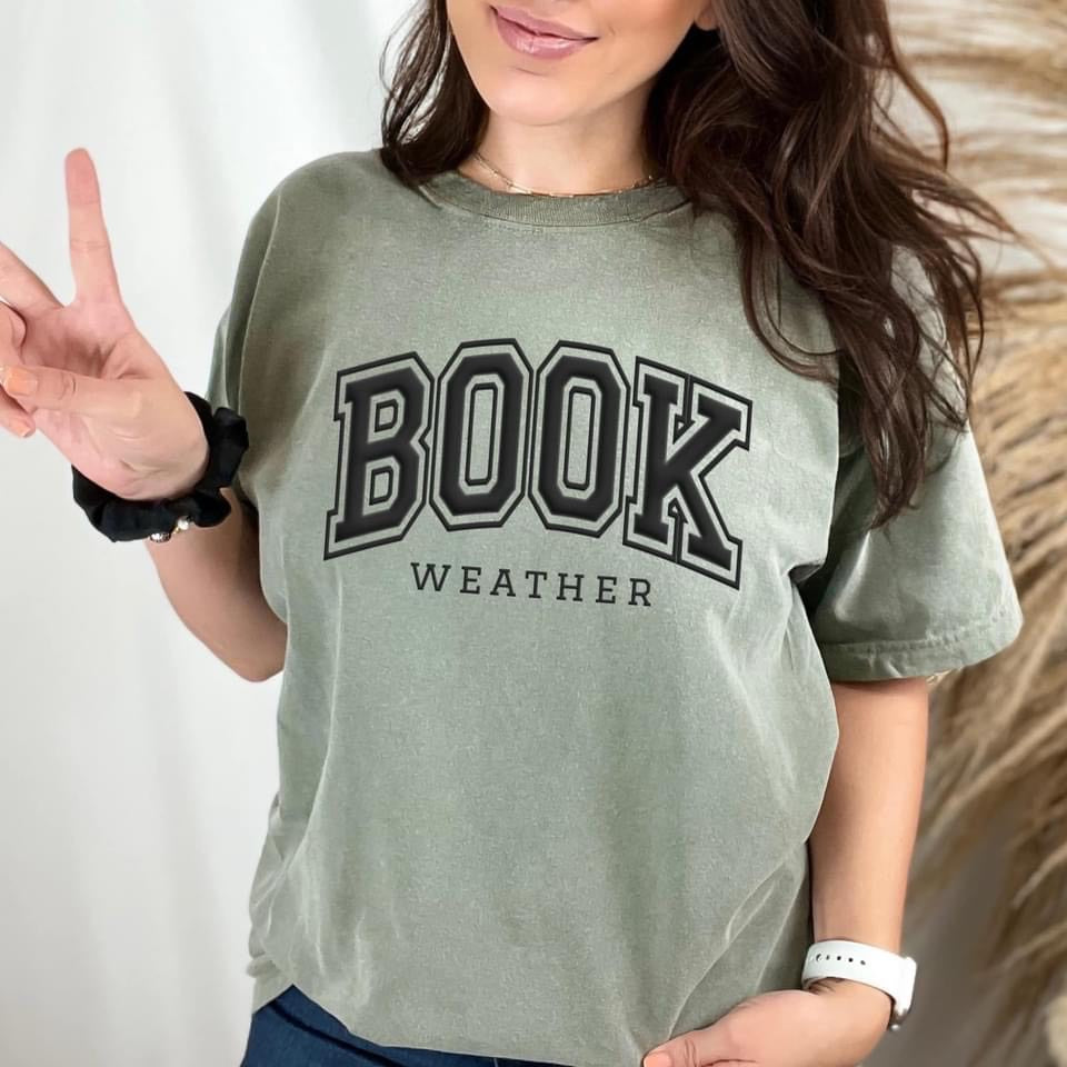 Book Weather Puff Print