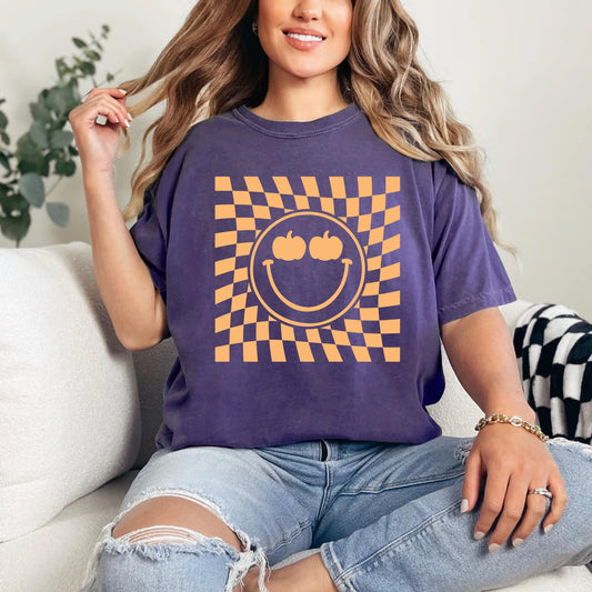 Checkered Retro Pumpkin