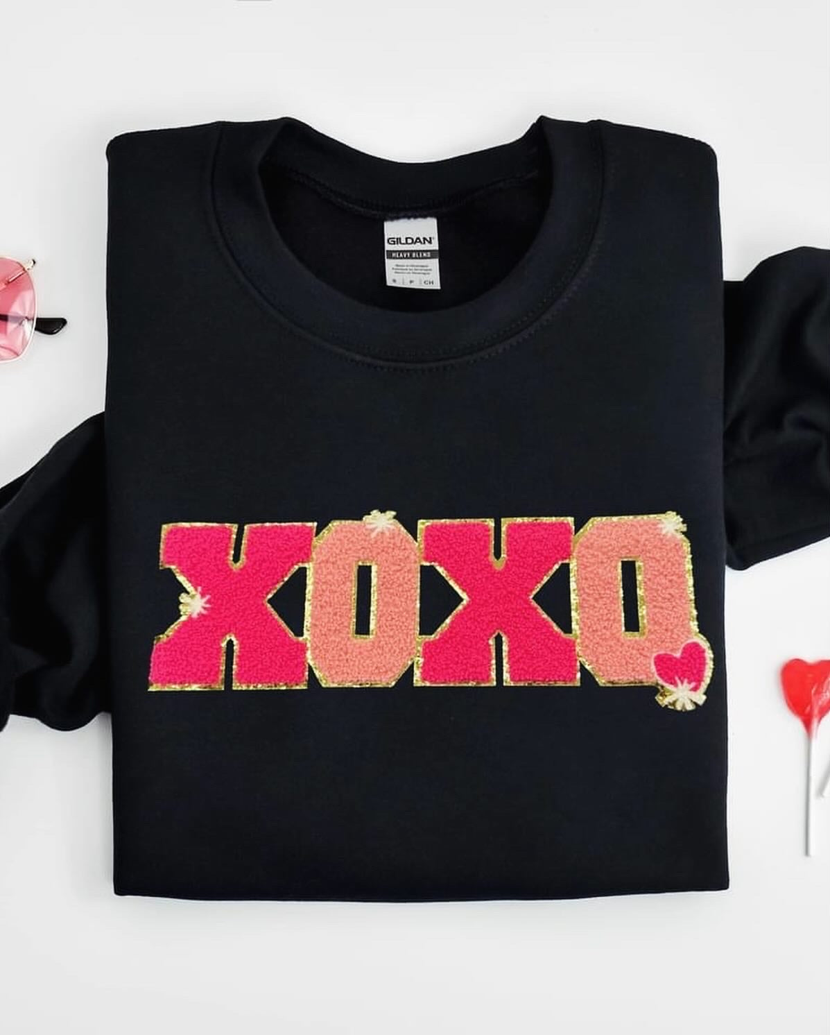 XOXO Block Letter Chenille Patch