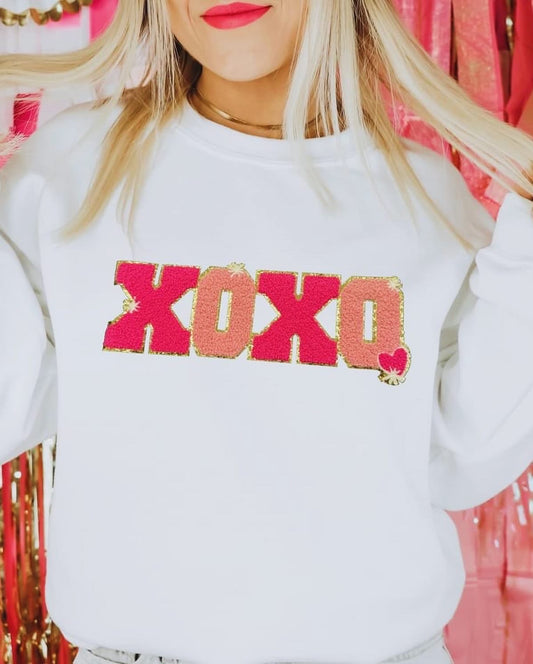 XOXO Block Letter Chenille Patch